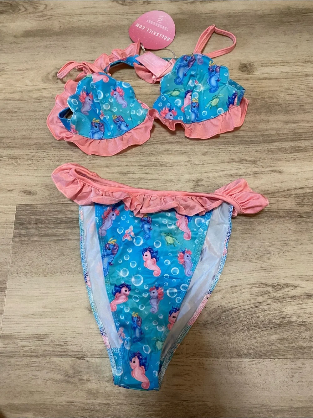 Dolls Kill x My Little Pony RARE aquatic soul mermaid sea ponies bikini- NWT